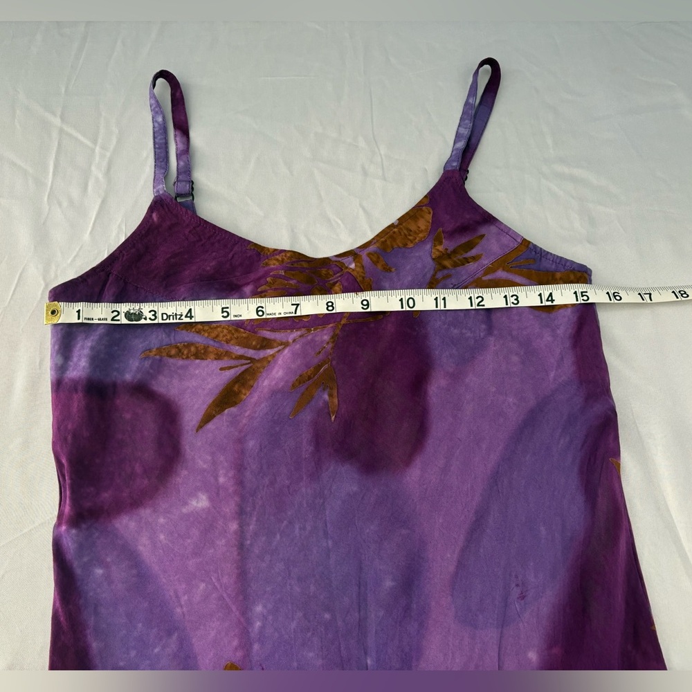 Purple Floral Maxi Dress - Picture 7 of 10